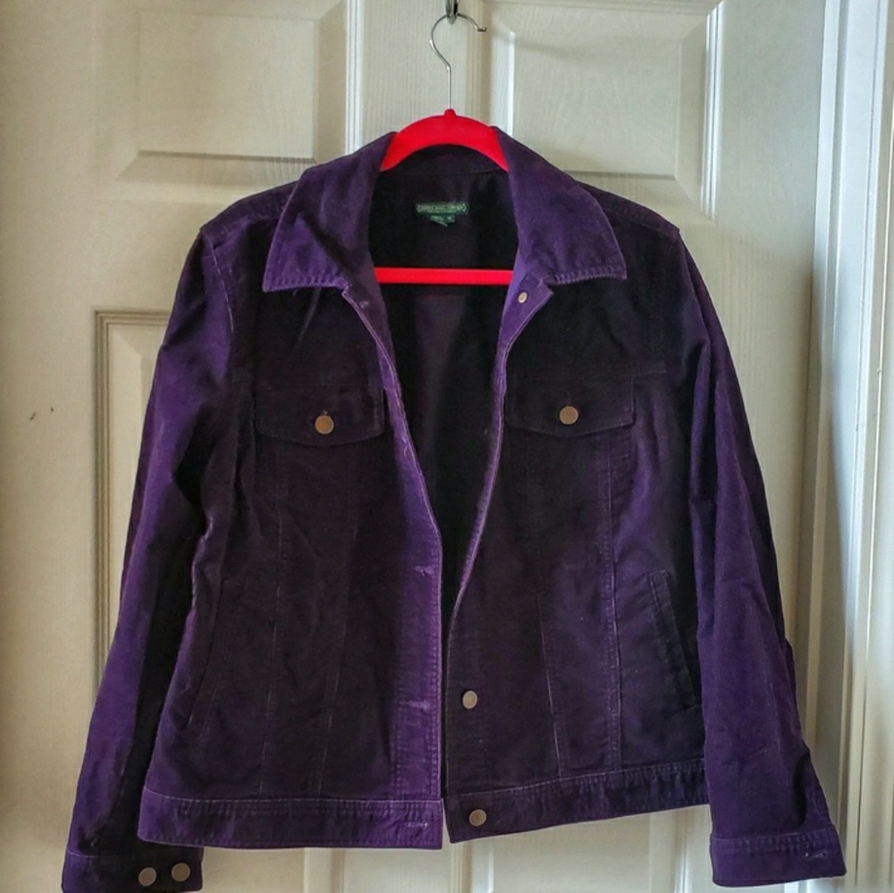 Ralph Lauren Corduroy Women's Jacket, Size 1X